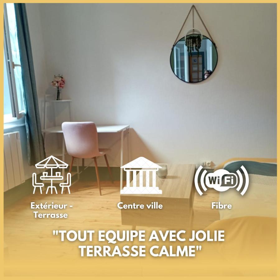 La Terrasse Zen Dacher - Superbe Appartement 30 M2 Tout Equipe Avec Terrasse Coeur Vichy Proche Gare Thermes Cures 外观 照片
